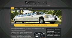 Desktop Screenshot of expresswaylimousines.com